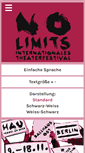 Mobile Screenshot of no-limits-festival.de